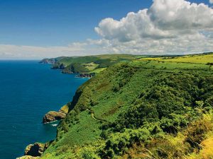 Devon coast line